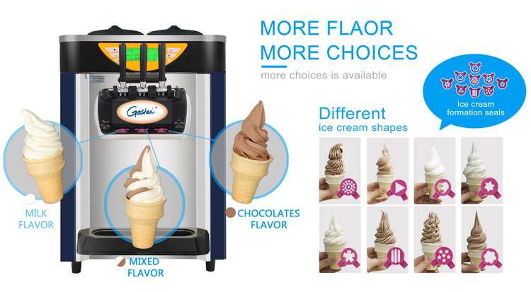 Goshen BJ188S Ice Cream Machine - Efficient & Reliable