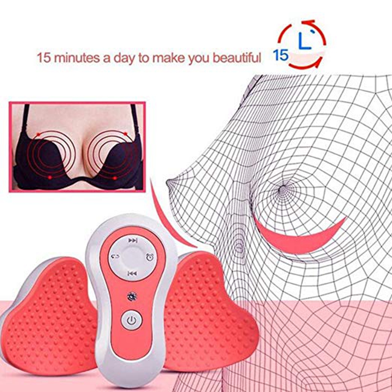 Masseur électrique Portable pour le massage du sein, Instrument électrique, anti-déformation, rehausseur de poitrine, vibration de poitrine attirante