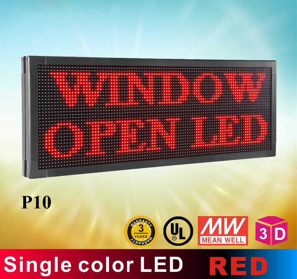 led滚动文字显示数字数字led显示屏面板户外广告led电视显示屏 - buy