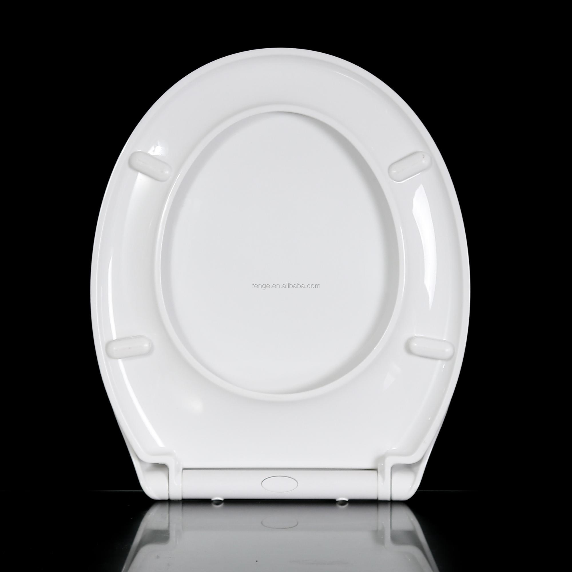 Fancy sanitary ware bathroom hydraulic pressure slow down plastic toilets seats