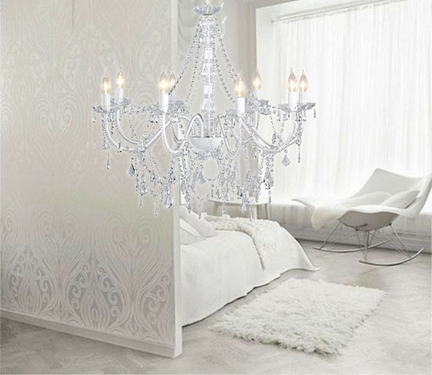 K9 or K5 chromed crystal droplet semi-flush wedding decoration chandelier ceiling lighting