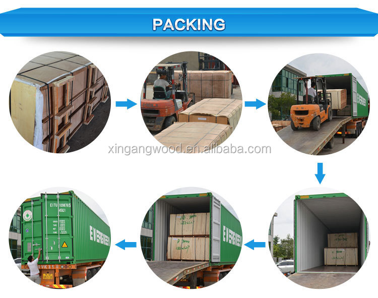 bintangor okoume melamine block board 18mm 17mm