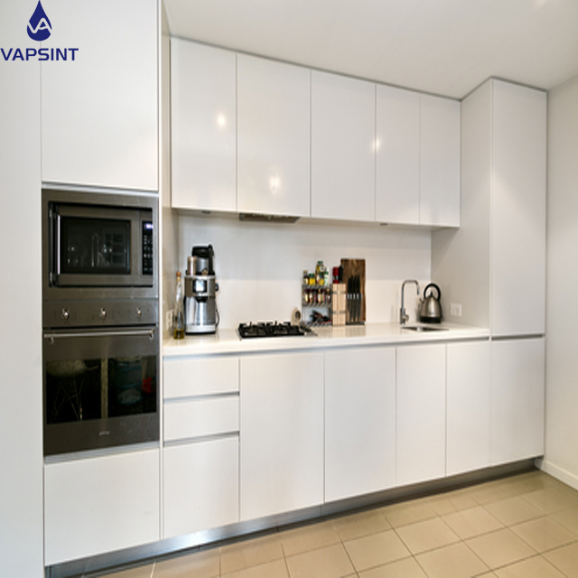 15 years experienced White  Modern melamine kitchen cabinet