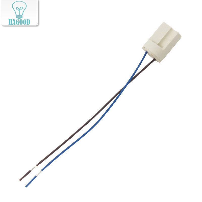 Base della lampada a LED G9 di alta qualità 250V 2A 18cm Portalampada alogeno tipo G9 in ceramica per lampadina a LED G9