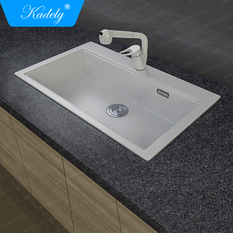 Hot Sale Handmade Quartz Sink Farmhouse Sink Kitchen
