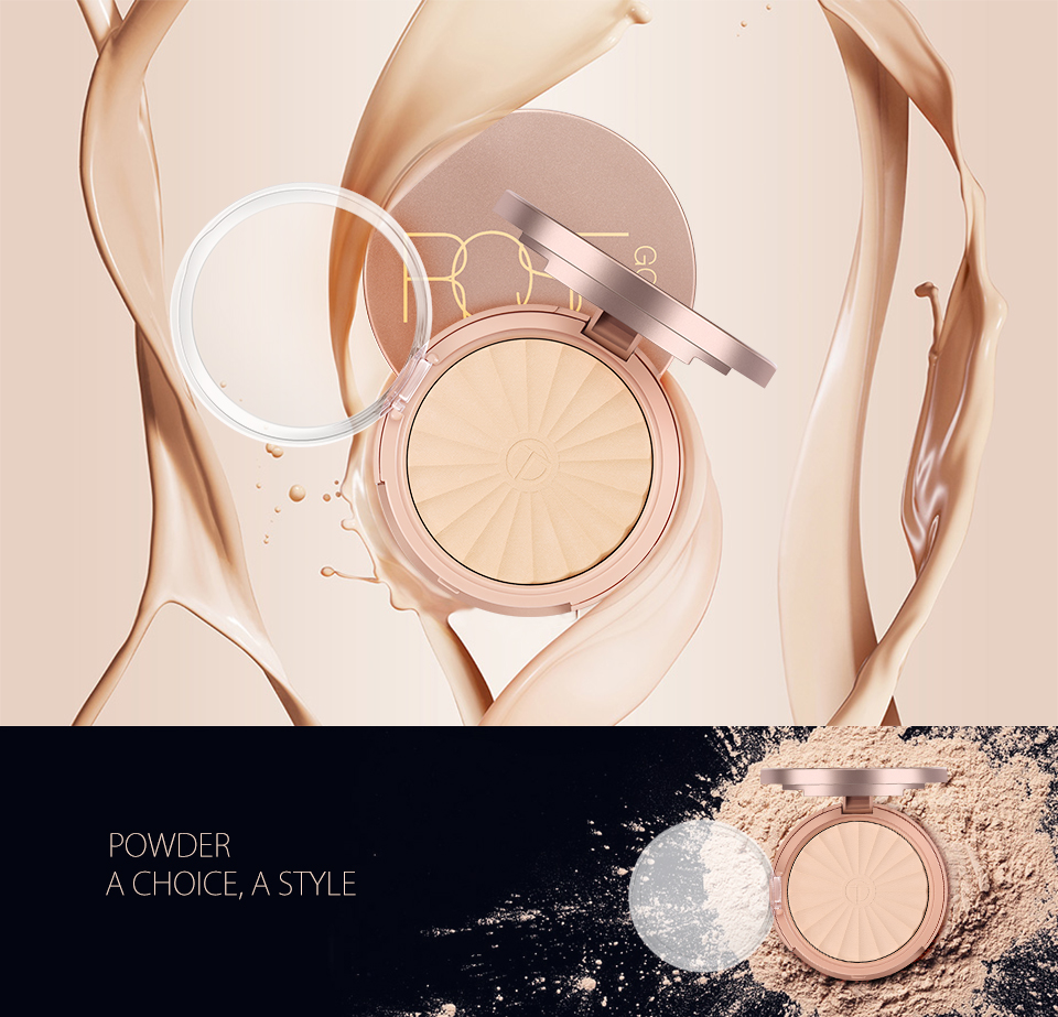 O.TWO.O Long Lasting Perfect Makeup Face Powder Foundation