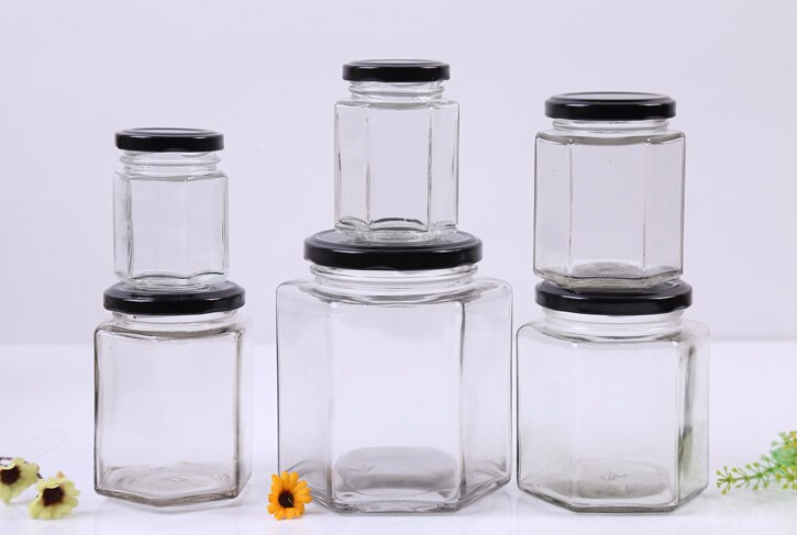 8oz/10oz screw top lid glass honey jar glass jam jar with good seal