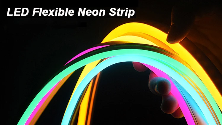 Free Design Slim PVC Material Waterproof LED Neon Wall Light
