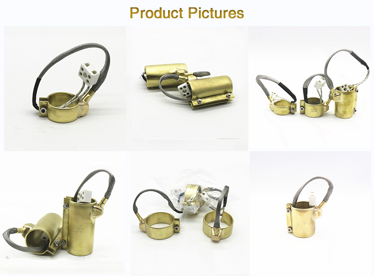 product-750-553 brass nozzle extruder band heater with thermocouple