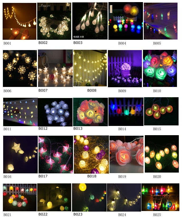 20 LED Fairy Lights  Battery Operated  Copper Wire Light Battery Led String Lights For Party /Wedding Decoration
