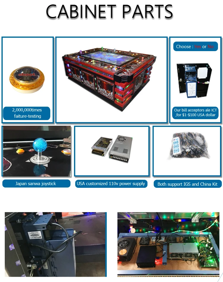 Trò chơi video Fish Hunter vận hành Máy trò chơi bắn cá Arcade Trò chơi bắn cá Aline Vs Red Dragon Fish Game Phần mềm