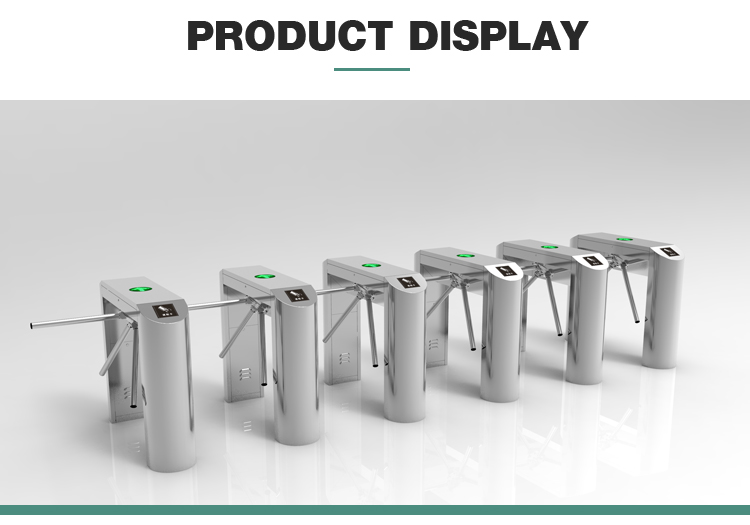 Measuring Body Temperature and Face Recognition Terminal Auto Turnstile Tripod Barrier Gate