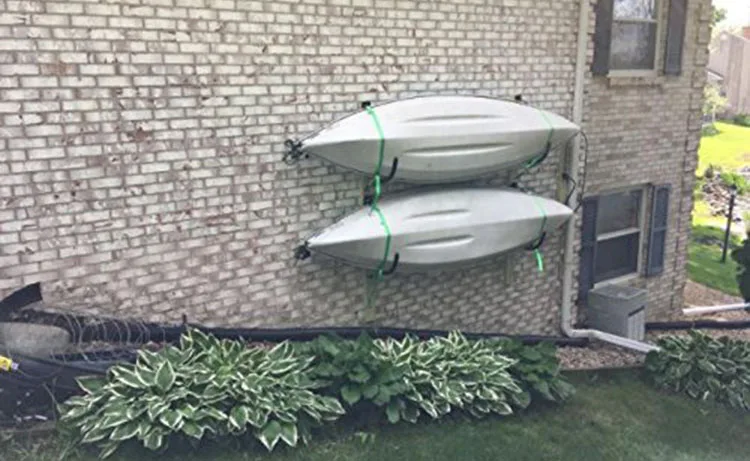 Kayak Wall Hangers 100 LB Capacity Kayak Storage Rack