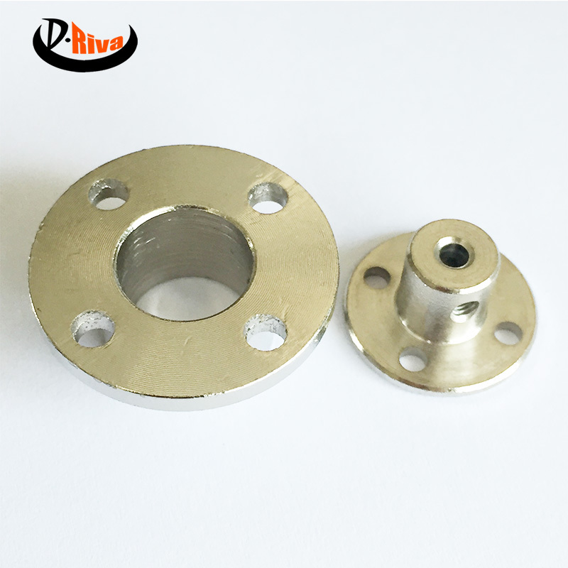 Giunto Flangiato In Alluminio Anodizzato – Diametro Ruota Omni Con Chiavetta, Per Alberi Da 5 A 18 Mm