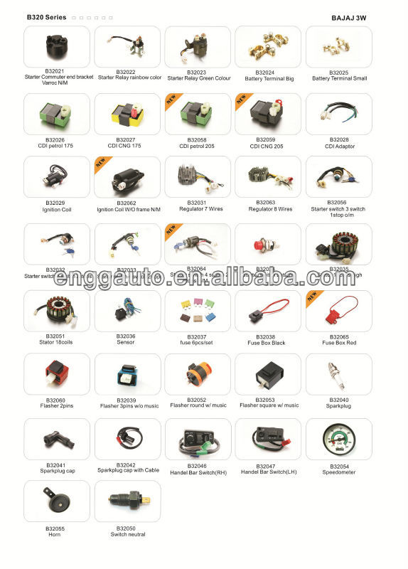 Starter Replay for Bajaj Motorcycles Spare Parts Price