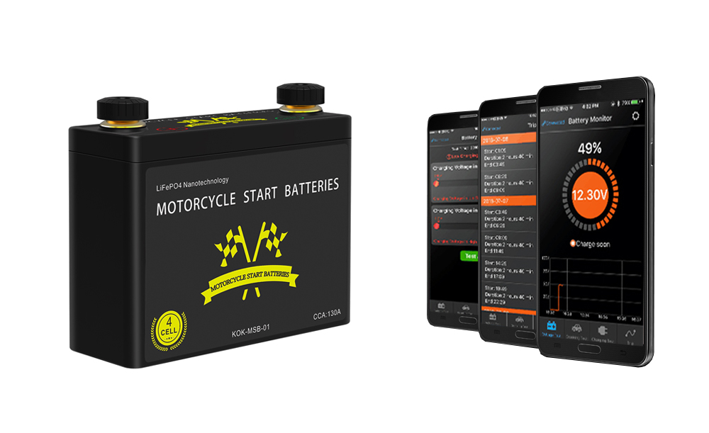 18650 Cell 12V 8AhLi-ion Motorcycle Start Battgery