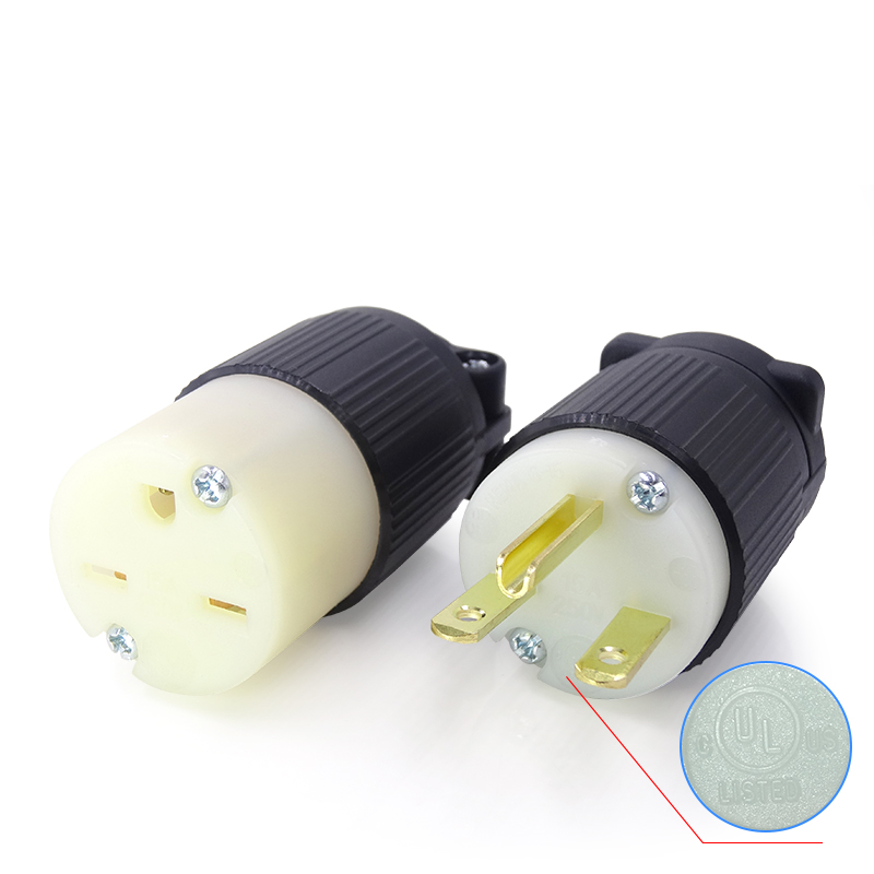 Presa Industriale NEMA L6-30R 30A 250V – Connettore A Terra 3 Fili In Nylon, Certificato CULus