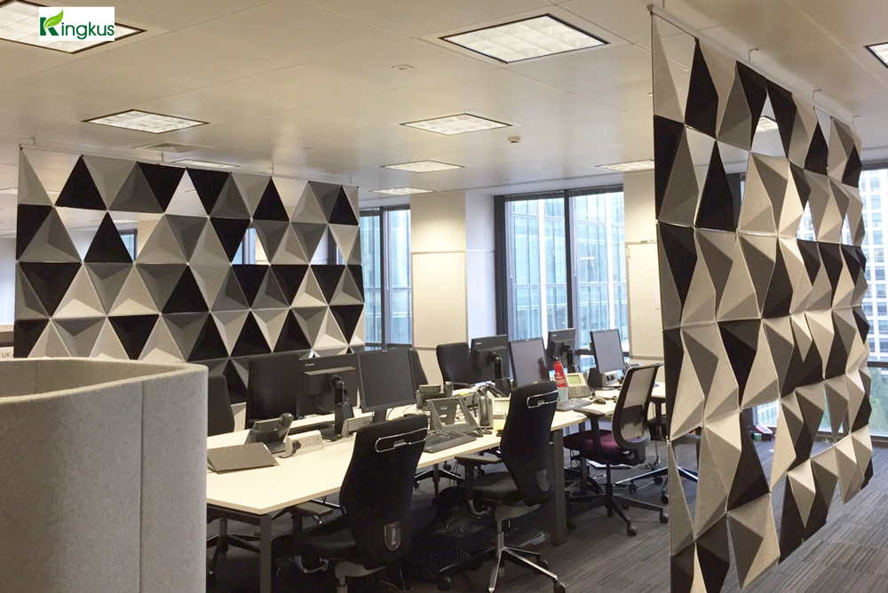 3D polyester fiber soundproofing acoustic wall panel