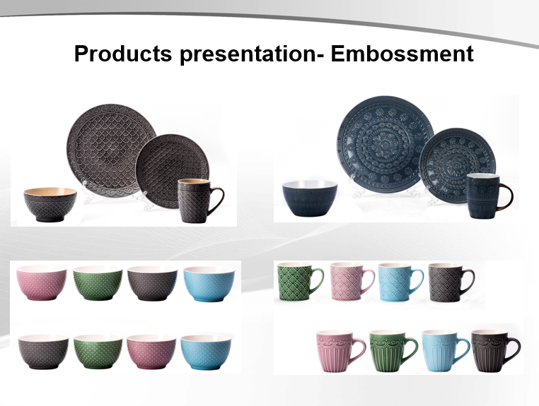 Creative Snowy Christmas ceramic tableware set, reactive glaze with decal printing stoneware mug, bowl plate