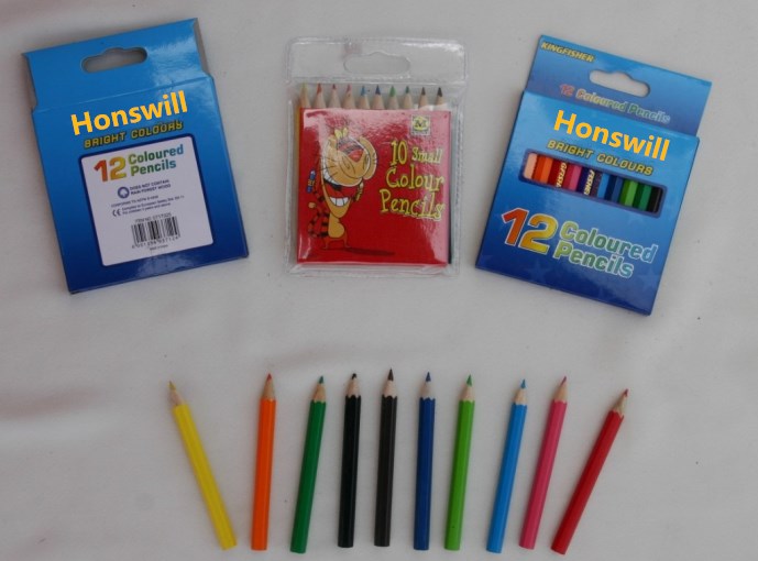 OEM 3.5inch half length children colored drawing pencils