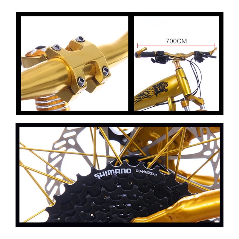 24k Gold Fat Bike ALL GOLD 24K