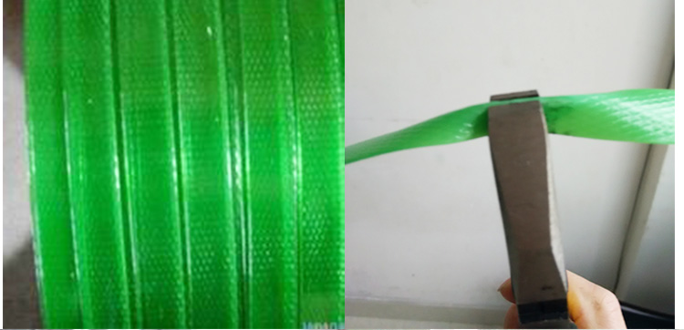 Strapping Tool Recyclable 16 19mm Polyester Polyethylene band Green PET Strap
