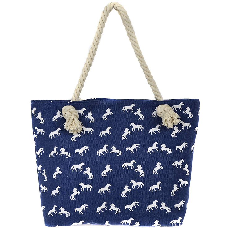 Sac en toile de 12 oz sac fourre-tout en toile de coton biologique avec impression