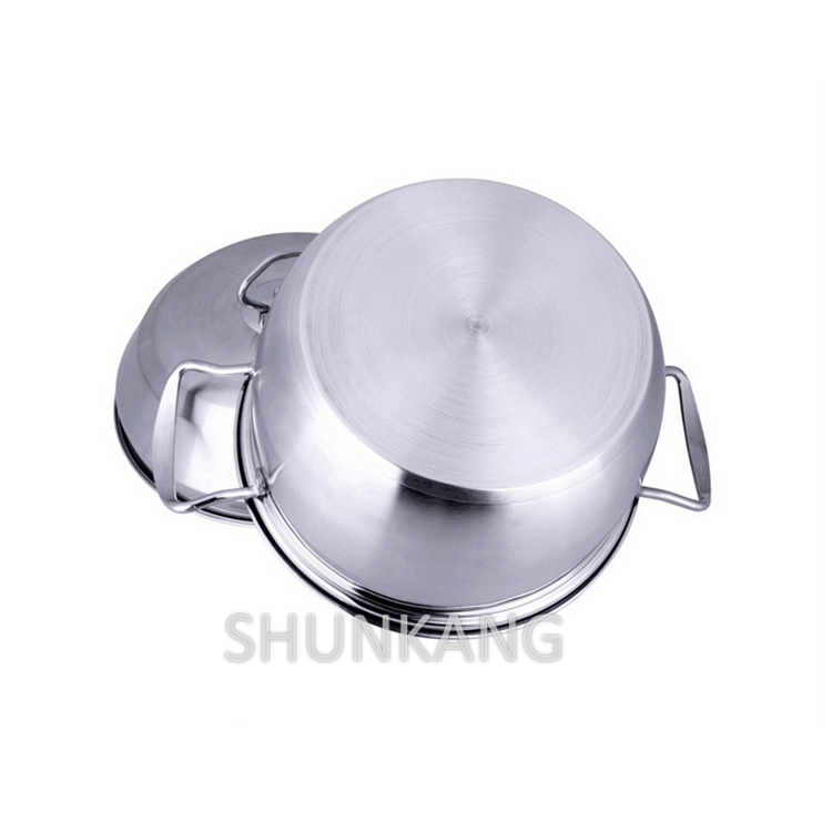 Professional kitchen accessories stainless steel cookware set/deep stock pot/soup pot for induction cooker