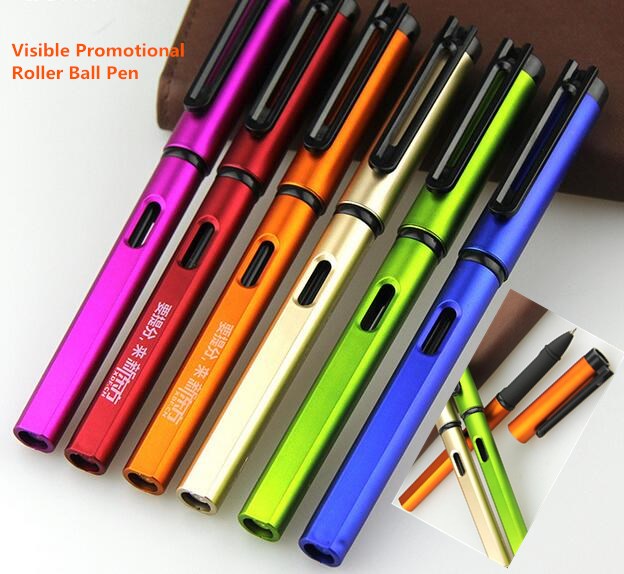 Visible Promotional Advertising Plastic Roller Ballpoint Pen