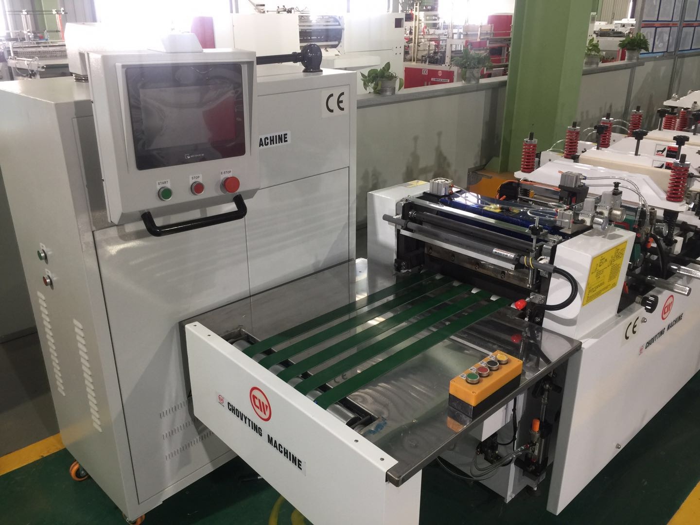 Plastic 4 Side Sealing Paper Bag Making Machine Zipper Pouch Ziplock Doypack 9