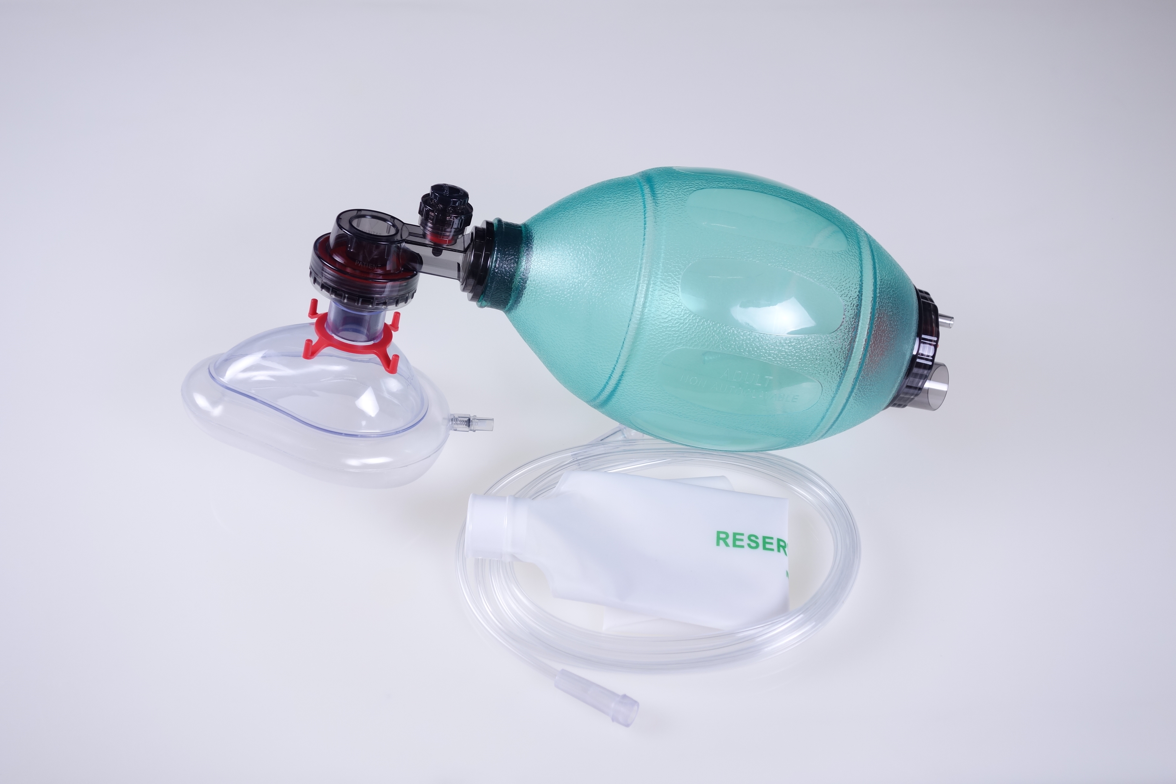 医用氧气复苏器硅胶袋阀门面罩 ambu 袋 - buy oxygen resuscitator