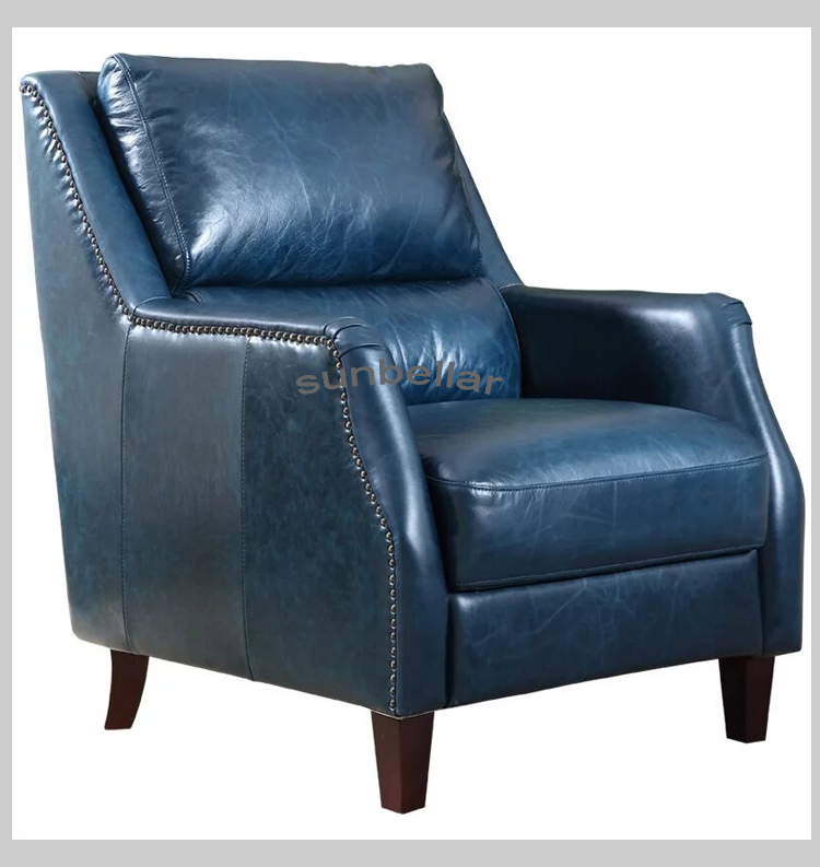 vintage leather wing back accent chair tufted tan leather reclining arm chair inspiration living room sofa chair for sale