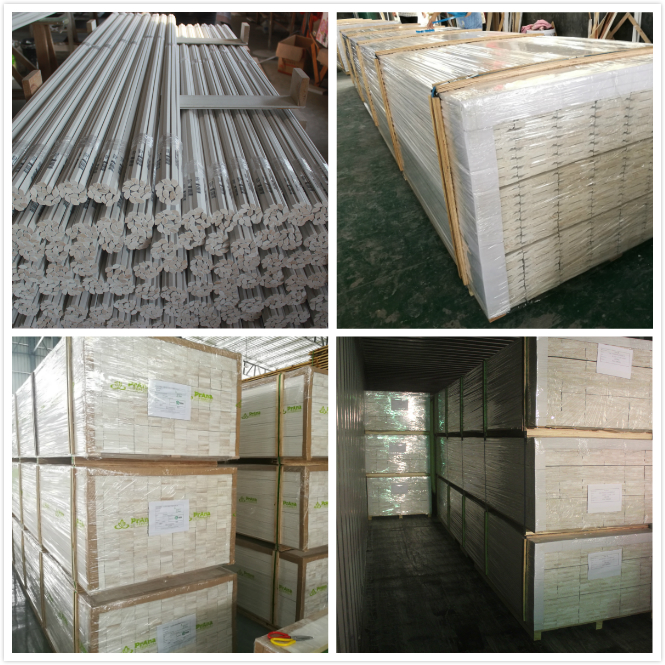 Wholesale High Quality Glossy Painted LVL Quarter Round Mouldings