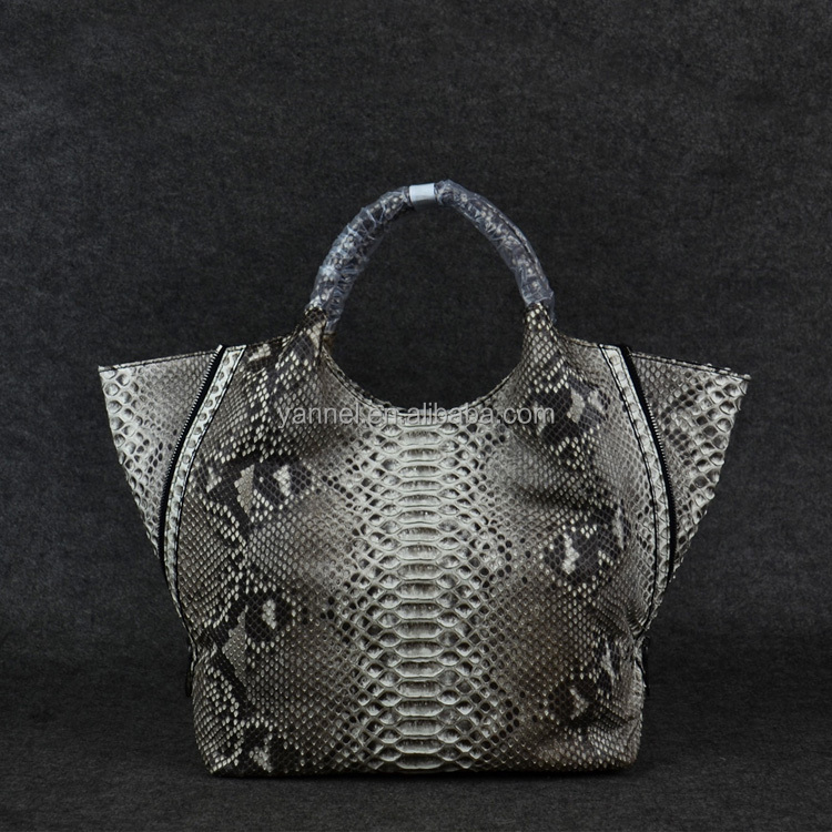 Real animal skin handbag python skin ladies bag exotic skin for women hand bags brand name style tote bags 2023 purse wholesale