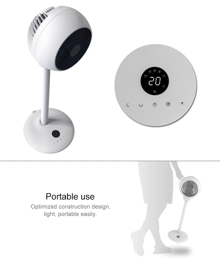 pedestal air circulator cooler plastic floor brushless portable 120v dc electric stand fan