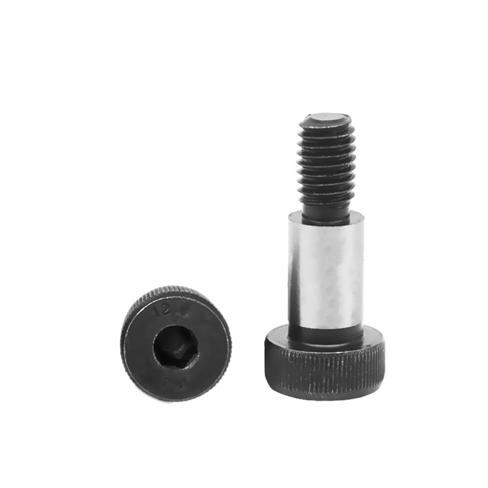 Hex Socket Cap Head Shoulder Screw – M5 To M16, Knurled, Grade 12.9 Steel, Black Oxide