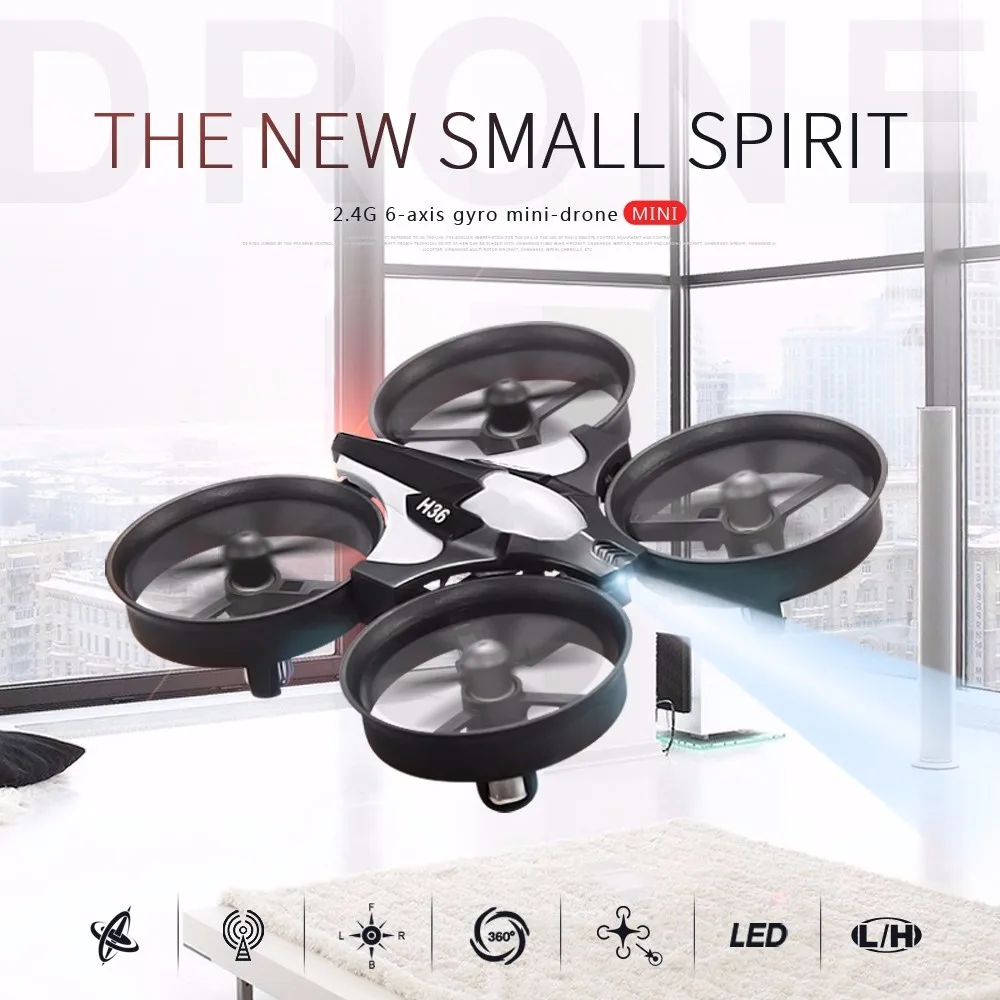 JJRC H36 Nano Drone, small spirit 2.46 6-axis gyro mini-