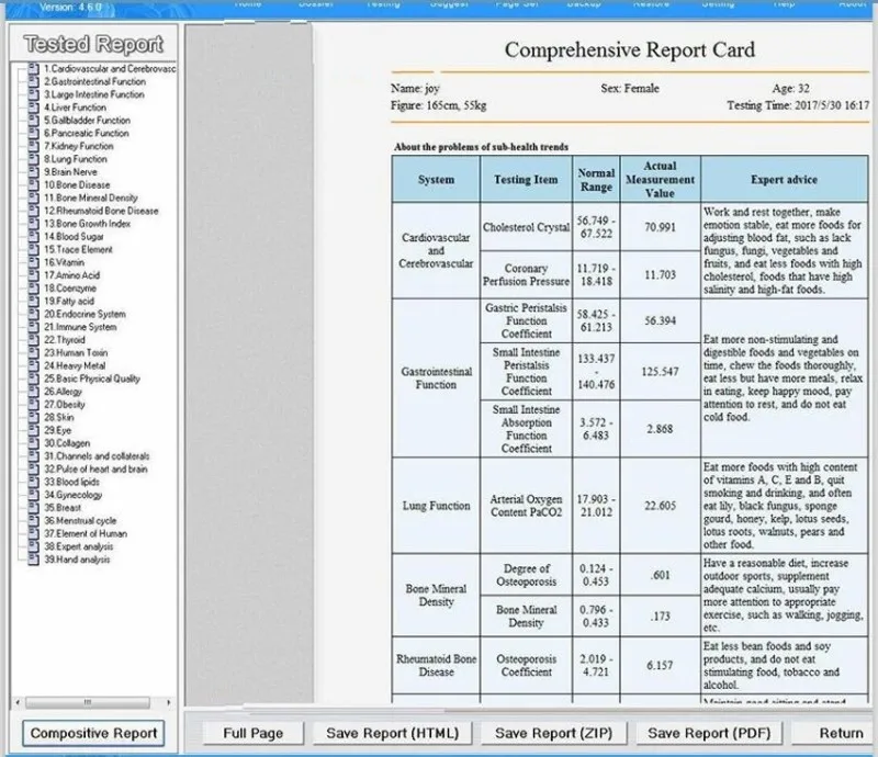 Software original software analisador de corpo de ressonância magnética quântica download gratuito