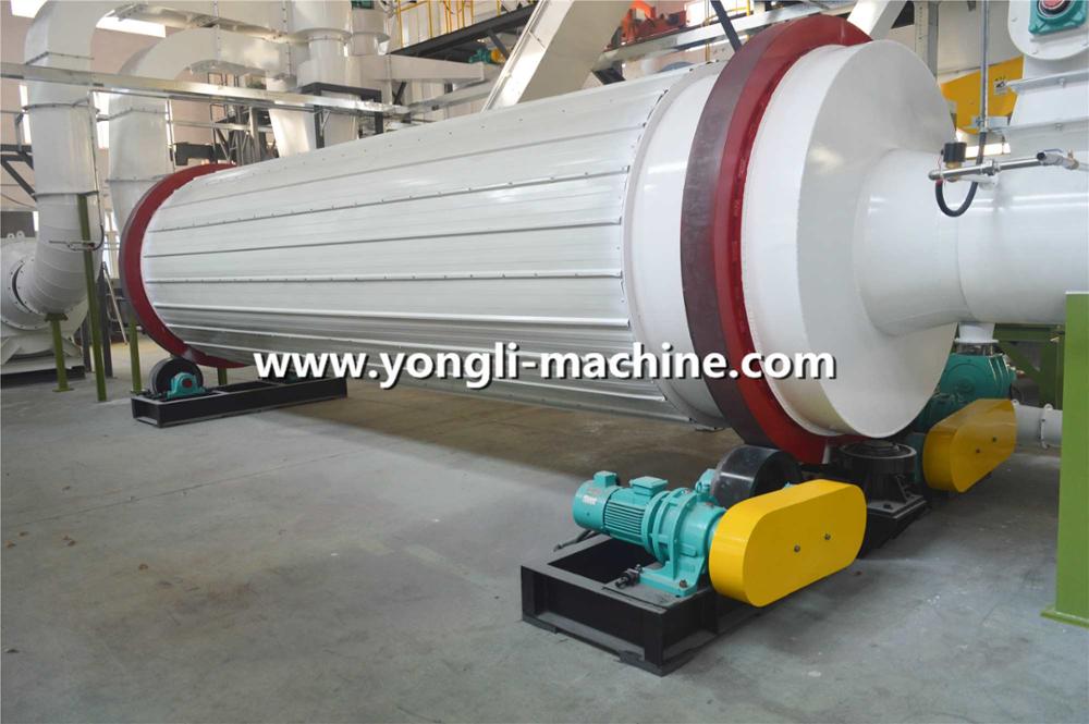 Outstanding performance high efficiency Triple pass rotary drum dryer