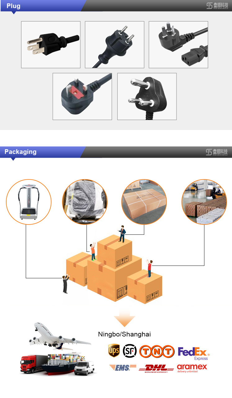 2022  Fitness Whole Body Vibration Platform Machine Vibration Plate Exercise Machine with Remote Control