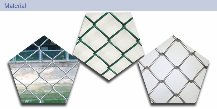 Anping High Quality Used hot dipped galvanized pvc coated Chain Link Fence