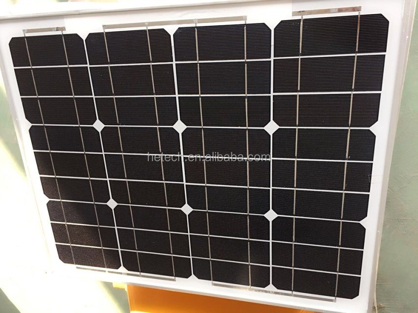 18V 36V Mono 30w Solar Panel 12v TPT Backsheet Ensures