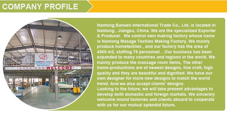 Wholesale Promotional China Manufacturer Massage Table Cotton Bed sheets