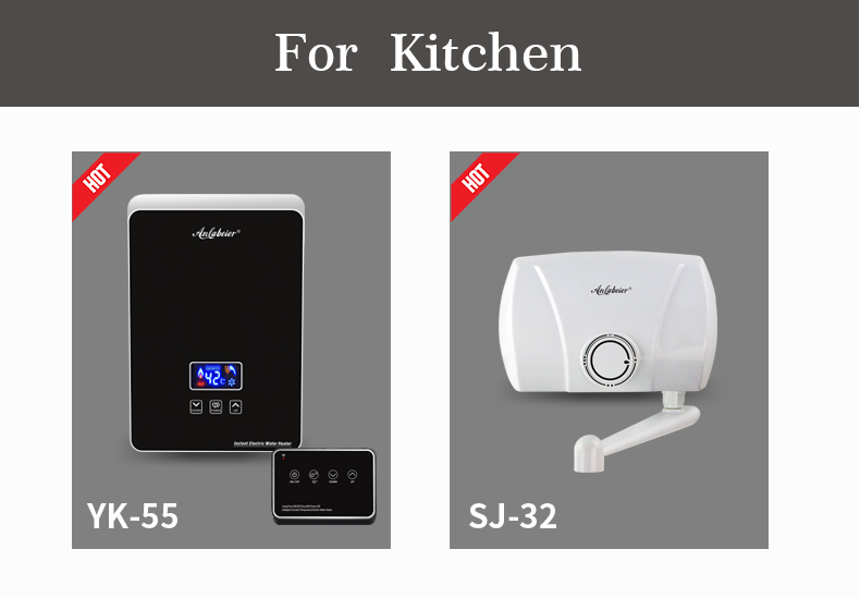 Portable Bathtub Mini Instant Hot Shower Water Heater Electric Shower Tankless Water Heater With Pump For Bathroom