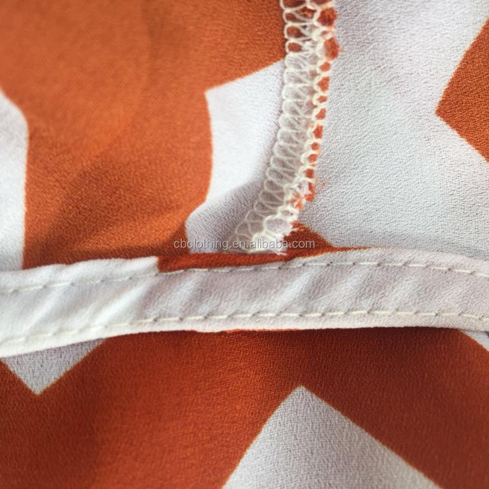 Hot sale printed Chiffon Ladies tops