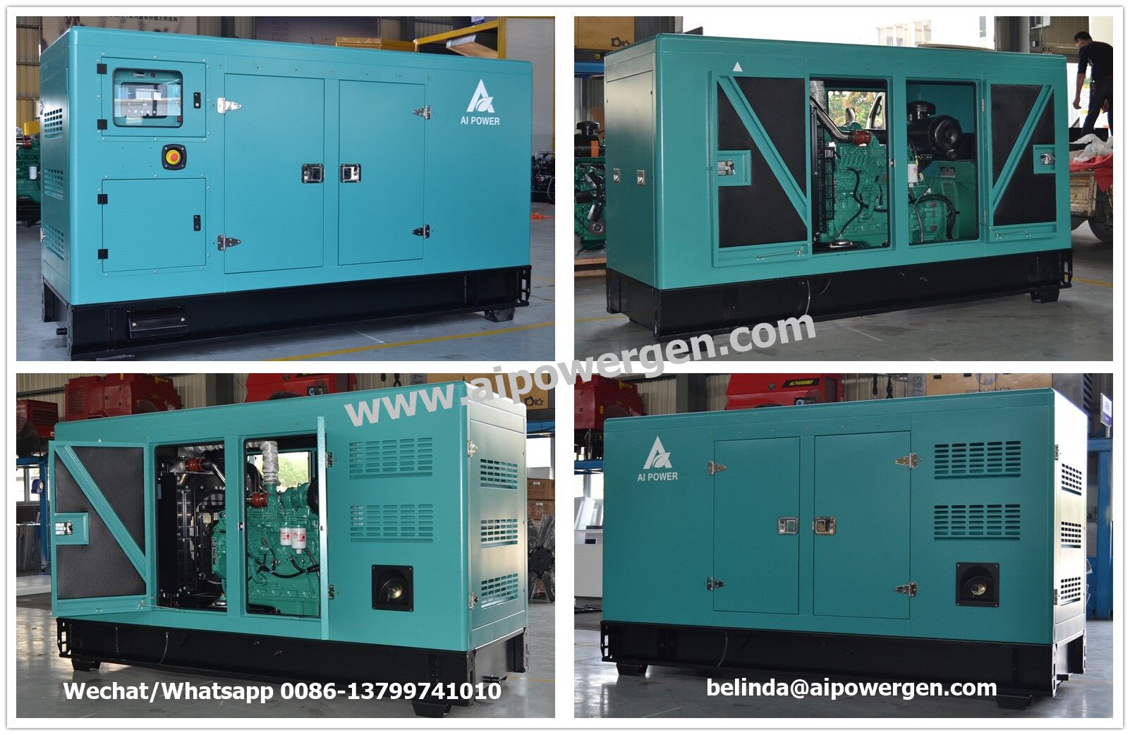 144kw 180kva Diesel Power Generator With Cummins Engine 6CTA8.3-G2