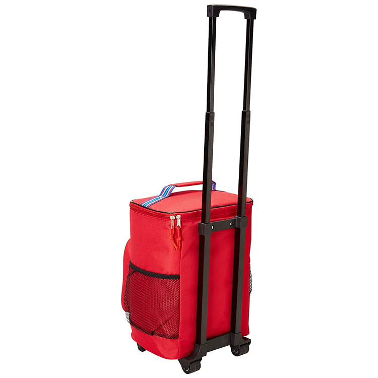 Chariot &agrave; sac isotherme &agrave; 2 sections d'une capacit&eacute; de 40 canettes avec isolation thermique