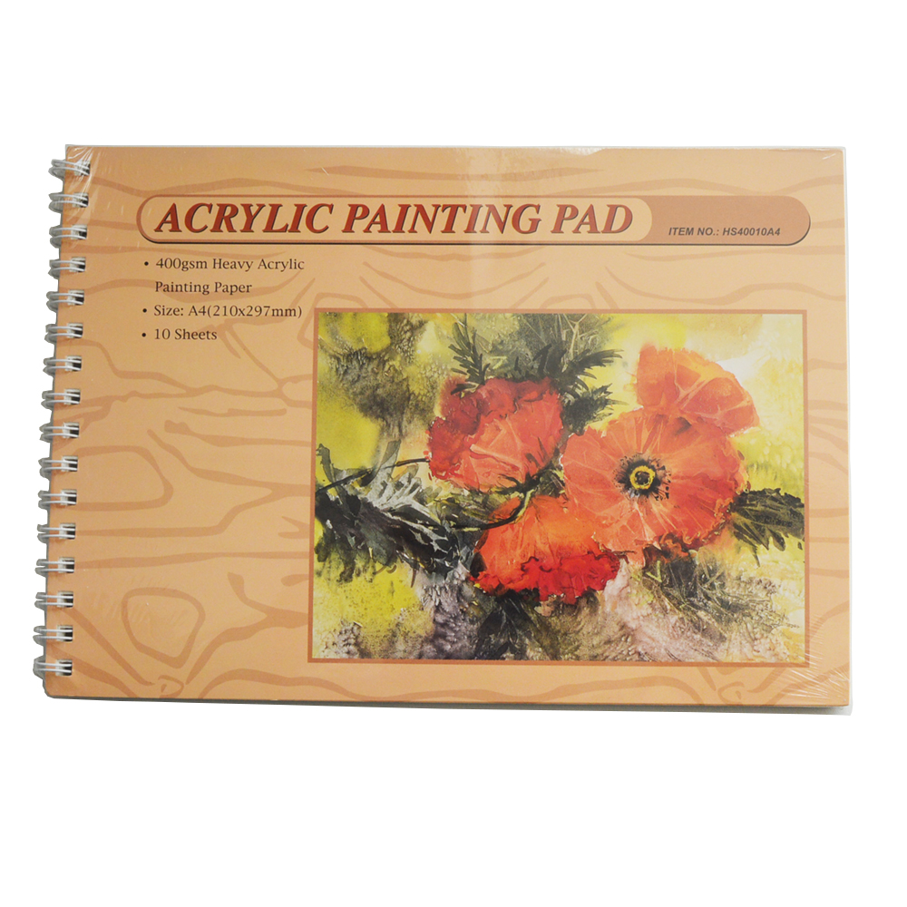 Artist acid free A4 size 400gsm acrylic painting pad