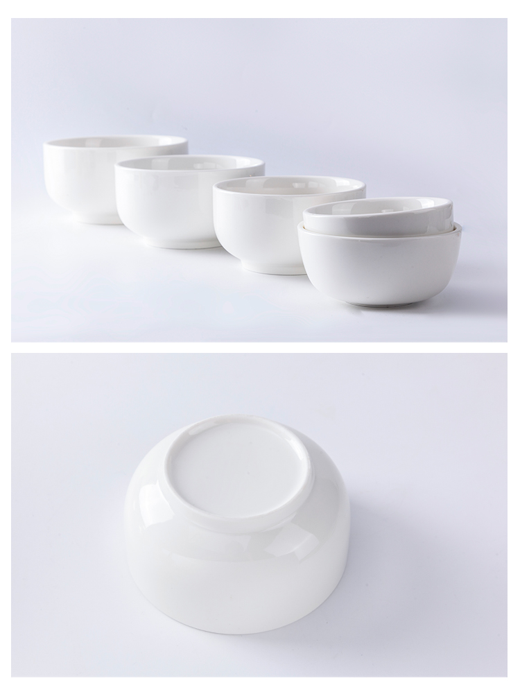 Essential White Japanese Ceramic Bowl Rice Bowl