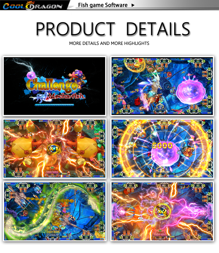 Phần mềm trò chơi cá 8 người chơi Panda Conquest Plus Trò chơi cá Máy trò chơi câu cá